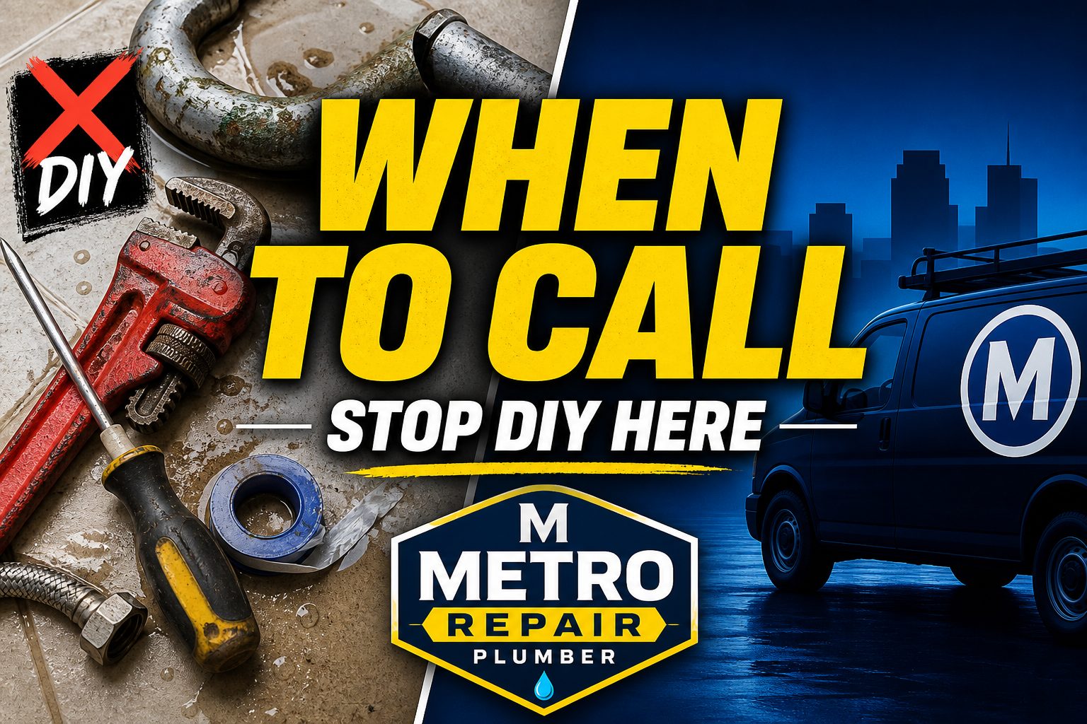 When to call a plumber tip thumbnail